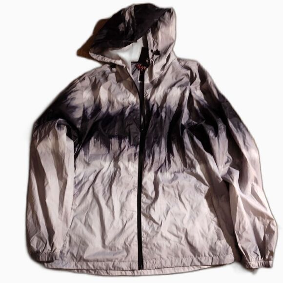 Bleecker & Mercer gray/black windbreaker/raincoat nwt - Picture 2 of 9